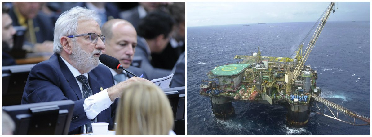 "A maioria parlamentar q apoiou o golpe é a mesma q agora entrega a riqueza do petróleo. Alegam q a Petrobrás ñ tem $ p/investir. Mentirosos! A pesquisa, a localização,o mapeamento do pré-sal foi feito p/Petrobrás. Agora na hora do bônus se entrega aos estrangeiros. Vendilhões da Pátria", disse o deputado do Psol