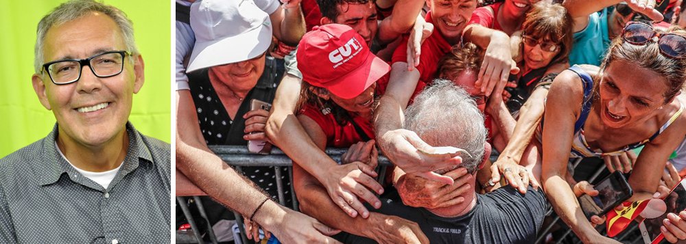 "De ovos a pedras a tiros. A escalada fascista contra a caravana de Lula não para de radicalizar-se. Querem matá-lo e a tudo o que representa o desejo de um país solidário e justo", postou o jornalista em seu Facebook, após a tentativa de atentado a tiros contra a caravana de Lula no Paraná