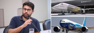 Comissão de Direitos Humanos e Legislação Participativa (CDH) do Senado realizou audiência pública para discutir a possível fusão entre a brasileira Embraer e a norte-americana Boeing; vice-presidente do Sindicato dos Metalúrgicos de São José dos Campos (SP), Herbert Claros, pediu que o governo atue em favor do Brasil e exerça seu poder de veto diante da negociação; segundo ele, por meio de financiamentos do BNDES, medidas de isenção de folha de pagamento e outros incentivos, o governo brasileiro contribuiu com cerca de US$ 24 bilhões com a Embraer nos últimos oito anos e "não faz sentido querer vender por US$ 6 bilhões"