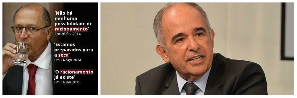 Ex-presidente da Agência Nacional de Águas (ANA), Vicente Andreu, declarou em entrevista ao site Brasil de Fato que a dimensão da crise hídrica que atingiu São Paulo, em 2014, foi escondida da população e conduzida com fins eleitoreiros. "Eu acho que o símbolo de um governador inaugurando captação de volume morto, quando na verdade deveria estar alertando a população para os problemas que têm para se enfrentar, eu penso que é o símbolo de como isso foi trabalhado politicamente", afirmou Andreu
 