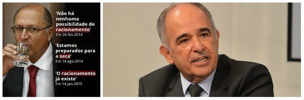 Ex-presidente da Agência Nacional de Águas (ANA), Vicente Andreu, declarou em entrevista ao site Brasil de Fato que a dimensão da crise hídrica que atingiu São Paulo, em 2014, foi escondida da população e conduzida com fins eleitoreiros. "Eu acho que o símbolo de um governador inaugurando captação de volume morto, quando na verdade deveria estar alertando a população para os problemas que têm para se enfrentar, eu penso que é o símbolo de como isso foi trabalhado politicamente", afirmou Andreu
 