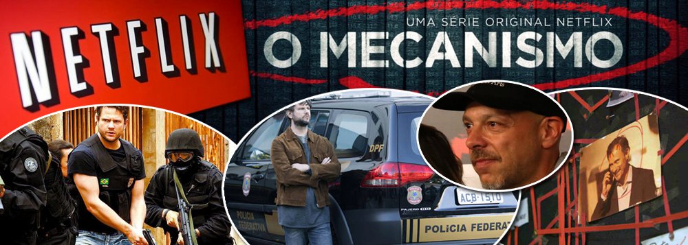 Chega a ser criminosa a série "O mecanismo", lançada pela Netflix na antevéspera do que seria a prisão do ex-presidente Lula; embora diga ser baseada em fatos reais, a série é uma coleção de "fake news"; entre as cenas mais grotescas, dirigidas pelo brasileiro José Padilha, o doleiro Alberto Youssef frequenta o comitê da campanha do PT, a presidente Dilma Rousseff grava um pronunciamento eleitoral sobre como "estocar vento", e o ex-presidente Lula diz a Michel Temer para não se preocupar com os "açougueiros" da JBS; "Padilha expressa todo o seu ódio pelo progressismo e nacionalismo brasileiros nessa série lamentável", diz o leitor Alexandre Mendes Santos; saiba como protestar junto à Netflix