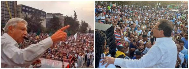 No México, Andrés Manuel López Obrador, ex-prefeito da capital é um crítico da abertura petroleira e defensor de programas sociais. Na Colômbia, o ex-prefeito de Bogotá Gustavo Petro Urrego adotou políticas progressistas de Petro como a secretaria da mulher, centro de cidadania LGBT, unidades móveis de saúde e um transporte integrado e subsidiado