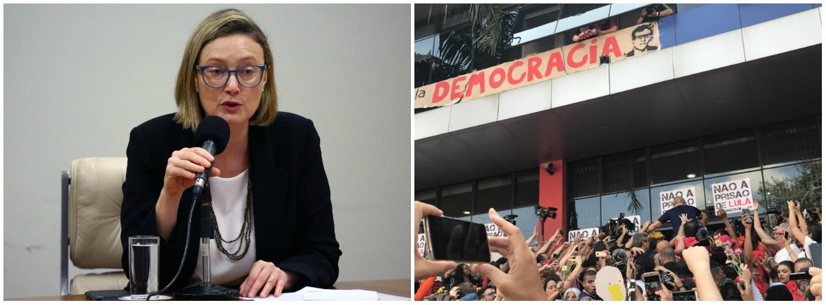 A deputada federal Maria do Rosário (PT-RS) voltou a manifestar sua solidariedade ao ex-presidente Luiz Inácio Lula da Silva, condenado sem provas por Sergio Moro e pelo TRF4, sediado em Porto Alegre, no processo do triplex no Guarujá (SP); "Estamos cientes da nossa responsabilidade de defender a liberdade de Lula e sua candidatura à presidência. É a tarefa prioritária agora para todos os cidadãos e cidadãs que defendem a democracia", disse a parlamentar no Twitter