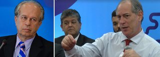 Janine Ribeiro e Ciro Gomes