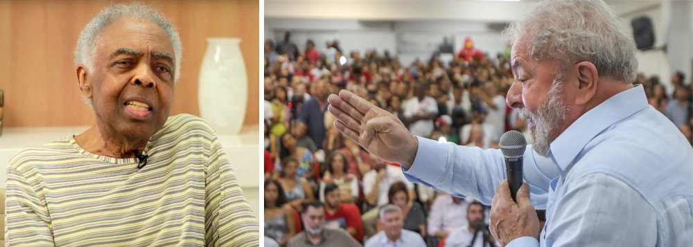 Cantor e compositor baiano, que já havia feito a afirmação em vídeo, reforçou seu posicionamento em entrevista ao Estadão; para ele, "Lula é um preso político por uma série de aspectos propriamente políticos envolvidos nas formas com que os atos foram feitos para encaminhar essa condenação. Lula é um político preso e um preso político"; "Lula está lá por professar as ideias que professa, por ser quem é", acrescenta