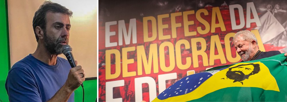 O deputado estadual Marcelo Freixo (PSOL) convocou para um ato às 16h desta sexta-feira, na Candelária, onde segundo ele devem estar presentes todos os militantes "todos os que acham que a democracia é fundamental"; ato será histórico, um dia depois do mandado ilegal de prisão de Sergio Moro contra o ex-presidente Lula; "Se hoje a vítima é um, amanhã pode ser outro, amanhã pode ser um de nós", afirmou Freixo; assista