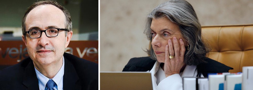 O jornalista Reinaldo Azevedo defendeu que a presidente do Supremo Tribunal Federal, ministra Cármen Lúcia, paute a discussão da prisão após condenação em segunda instância; "Só gente mentirosa, sem vergonha na cara mesmo, tenta subordinar esse debate a Lula. Ele estaria dado de qualquer modo. De resto, Cármen já não consegue esconder nem de si mesma que, não fosse o 'fator Lula' (ou tivesse ela a certeza de que o resultado seria do seu gosto), e a questão já teria ido a voto", diz ele