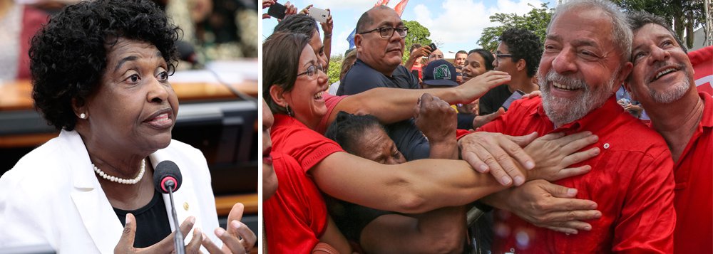 Deputada federal Benedita da Silva (PT-RJ) comemorou a possível indicação do ex-presidente Luiz Inácio Lula da Silva ao Prêmio Nobel da Paz, como sugerido pelo argentino Adolfo Pérez Esquivel, que foi agraciado com a premiação em 1980, e criticou a perseguição contra ele; "Que notícia boa! O argentino Adolfo Pérez Esquivel, Prêmio Nobel da Paz, em 1980, acaba de anunciar que indicará Lula ao Prêmio Nobel da Paz! Enquanto uns o perseguem, outros reconhecem e admiram o melhor presidente que o Brasil já teve", escreveu nas redes sociais