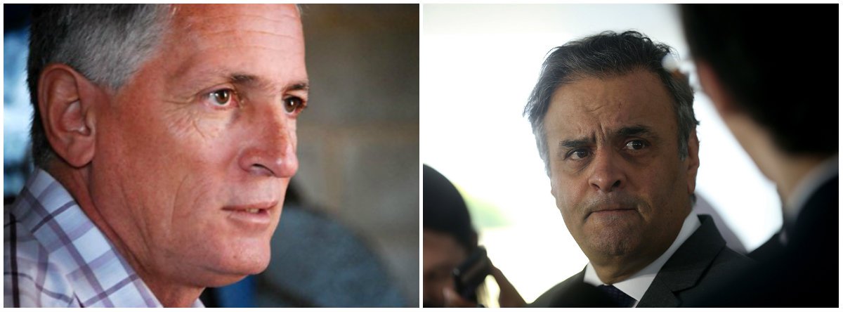 O deputado estadual Rogério Correia (PT) voltou a criticar o senador Aécio Neves (PSDB-MG), arquiteto do golpe parlamentar junto com Michel Temer e com o ex-presidente da Câmara dos Deputados Eduardo Cunha (MDB-RJ) para derrubar a então presidente Dilma Rousseff em 2016; "A mais nova notícia dá conta que nem um de seus mais antigos aliados, o ex-prefeito de BH Márcio Lacerda, quer Aécio Neves em seu palanque. Merecido destino para aquele que quebrou Minas Gerais, não soube perder uma eleição e, por conta disso, transformou o Brasil numa republiqueta de bananas"
