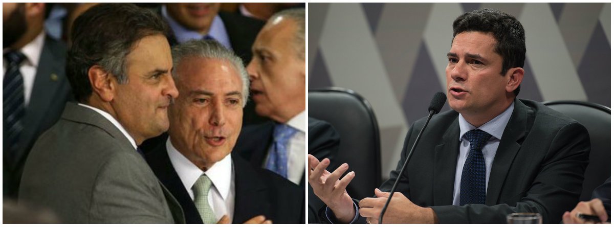 "A disputa política com a 'oposição profundamente fragilizada' foi, progressivamente, substituída pela disputa com a mídia (ou nem tanto, pois frequentemente ela era aceita como reitora), e encarnada por elementos da Justiça, como Sérgio Moro e Rodrigo Janot, que adquiriram poderes impensáveis numa democracia", diz Fernando Brito, do Tijolaço; segundo o blogueiro, a democracia no Brasil está "arruinada nas mãos de uma classe dominante rastaquera, sem projeto de país, de governantes infames e – este é o dado mais novo e decisivo – de um Judiciário que perdeu toda a formalidade"