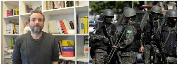 Em entrevista ao DCM, o pesquisador francês Christophe Ventura, do Instituto de Relações Internacionais e Estratégicas, avalia que a intervenção no Rio piora um cenário marcado por uma democracia enfraquecida, alvo de uma direita fora da lei; "Ela conduz o Brasil a um imaginário traumático, à Ditadura Militar"; segundo ele, o governo Temer, "impopular e ilegítimo, passa o controle de uma cidade, de um território, a um militar, com um poder político acima das instituições políticas, acostumando a sociedade à ideia de que se pode geri-la de maneira autoritária e repressora"