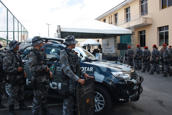 Na manhã deste sábado (3), o governador Camilo Santana (PT) assina Ordem de Serviço para o início das obras da nova sede do Batalhão de Polícia de Choque, que funcionará na Praia do Futuro. A nova unidade será construída pelo Grupo M. Dias Branco em terreno de 10.000 m² cedido pela empresa