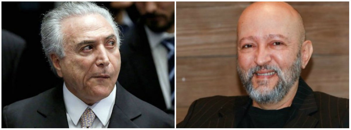 Jornalista Josias de Souza reforça que "em apenas quatro dias, Temer foi empurrado para dentro de um inquérito sobre propina da Odebrecht e teve o sigilobancário quebrado em investigação sobre a troca de favores portuários por mais propina"; "Ao intervir nas contas do presidente e do seu séquito de amigos, o Supremo retira de Temer e Cia. a proteção de habitarem numa ficção"