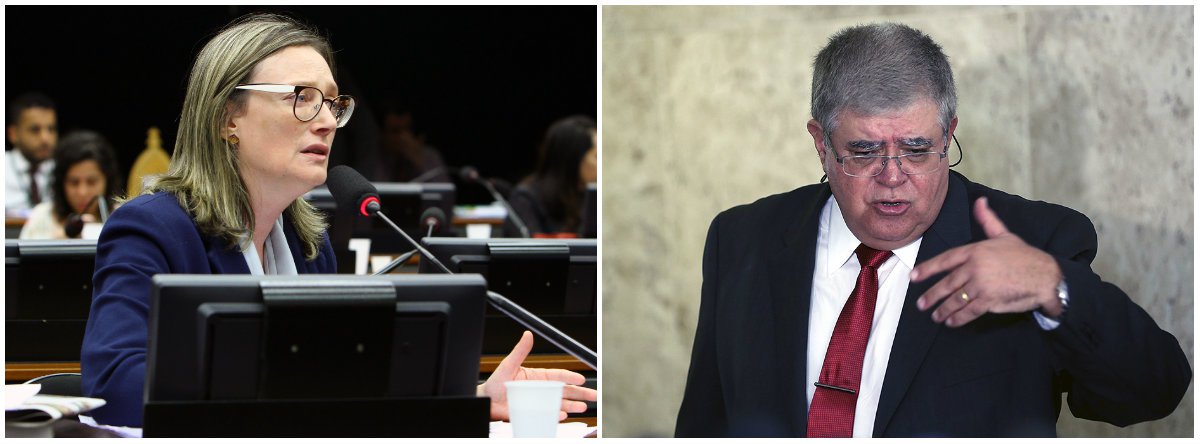 Deputada federal do PT-RS alfinetou duro o ministro da secretaria de Governo, Carlos Marun, após o emedebista dizer que "vai resultar em nada" o pedido da procuradora Raquel Dodge, para incluir Michel Temer como investigado em um inquérito que apura o suposto pagamento de propina pela Odebrecht; "Quem vai ganhar o prêmio cara de pau do século no Brasil? O cara q defendeu o Cunha? Marun. O cara q defendeu o Temer? Marun"