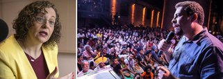 Candidata à presidência pelo PSOL em 2014, Luciana Genro diz que a filiação de Guilherme Boulos é “vitória enorme” para o partido, mas tem uma preocupação com o perfil que a possível candidatura dele a presidente possa ter pela ligação de Boulos com o ex-presidente Lula; para Luciana, uma candidatura do PSOL precisa ter uma postura clara de enfrentamento ao modelo lulista, que ela considera ser de conciliação de classes, de supressão da mobilização dos movimentos sociais e de governar a partir de negociatas; “Isso tudo precisa ser dito claramente por uma candidatura do PSOL e a nossa preocupação é como será feito em relação ao Boulos”
