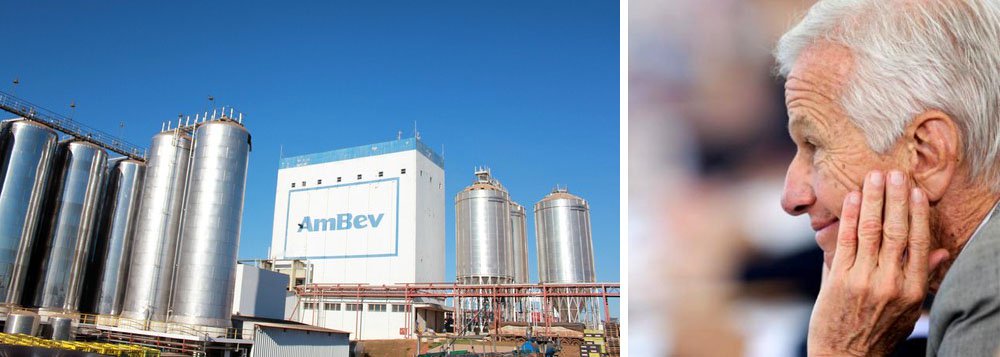 A Ambev, do empresário Jorge Paulo Lemann, que apoiou o golpe parlamentar de 2016, teve lucro líquido ajustado de 4,506 bilhões de reais no quarto trimestre, alta de 23,2 por cento em relação ao mesmo período do ano anterior, informou a empresa de bebidas nesta quinta-feira, 1º