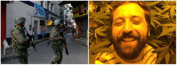 O ator Gregório Duvivier rebateu críticas de internautas de que ele financia o tráfico ao fumar maconha; "Pra todos que têm repetido que eu financio o tráfico, gostaria de informar que Deus tem sido muito bom comigo e graças a Ele e também a alguns amigos tenho presenciado colheitas espetaculares e não preciso pagar por maconha faz muito tempo. Quem financia o tráfico é quem tem retorno financeiro com ele (inclusive aqueles que estão no poder)", escreveu ele em sua conta no Facebook