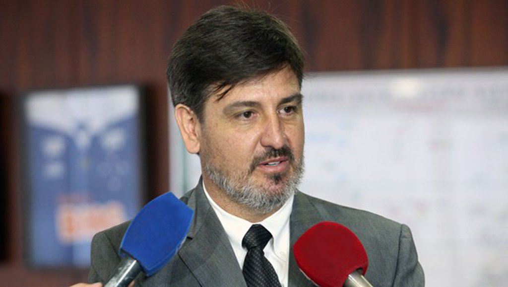 Dr. Fernando Segóvia, diretor-geral da Polícia Federal, durante entrevista coletiva após assinatura de acordo entre o TSE e a PF. Brasília-DF, 16/11/2017 Foto: Roberto Jayme/Ascom/TSE