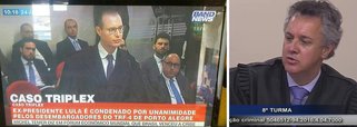 Ainda nem haviam começado os votos do TRF4,do julgamento de Lula, nesta quarta-feira (24), em Porto Alegre, mas a emissora de notícias a cabo do Grupo Bandeirantes, a Band News, já antecipava o resultado