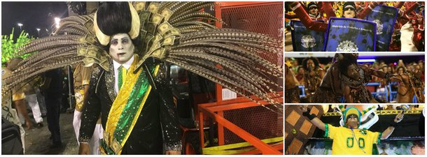 "O desempenho da escola Paraíso do Tuiuti e os gritos de 'Fora Temer', na apuração dos resultados do carnaval 2018, decretam o fim do governo golpista. A Globo não conseguiu abafar o clamor popular pela saída do ilegítimo e, mesmo ficando na segunda colocação da classificação, no placar da história, a Tuiuti é a grande campeã do carnaval deste ano", escreve o colunista Danilo Molina; "Que o carnaval deste ano sirva de exemplo para as eleições que se aproximam. Pois a legitimidade da nossa democracia e de um novo governo eleito necessita, assim como foi o carnaval e o desfile da Tuiuti, de um verdadeiro banho de povo"