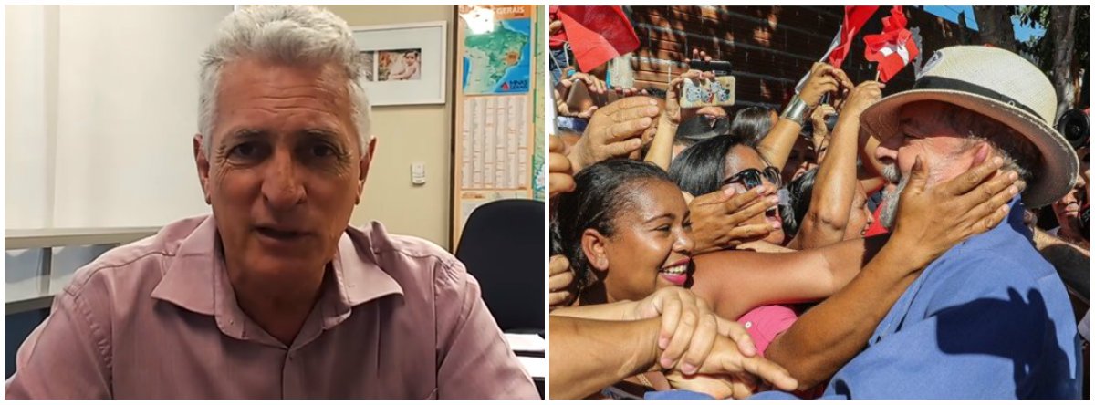 O deputado estadual Rogério Correia (PT) manifestou a sua solidariedade ao ex-presidente Lula, após a pesquisa CNT/MDA apontar o petista na liderança com 33,4% dos votos, seguido pelo deputado federal Jair Bolsonaro (16,8%), que deve anunciar sua pré-candidatura pelo PSL em breve; "A Globo pode fazer mais mil edições do Jornal Nacional que essa realidade não muda. Pois a edição de imagens, vídeos e palavras, por mais bem feita que seja, não é capaz de superar a experiência da população". disse; E a vida do povo era muito melhor quando Lula era presidente"
