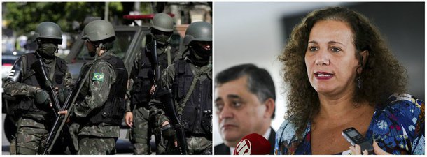 A deputada federal Jandira Feghali (PCdob-RJ) criticou a intervenção militar federal na segurança pública do Rio; "Quantos civis e inocentes poderão, a partir de uma truculência, serem assassinados dentro das favelas, das comunidades ou nas ruas. Tenho muito medo por estas comunidades que já estão sendo assassinadas sem uma apuração correta, tendo suas casas invadidas", disse a parlamentar