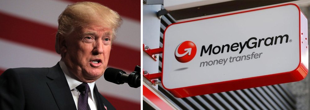 Enquanto os entreguistas nacionais acham bonita a venda do Brasil inteiro a grupos internacionais, o presidente dos Estados Unidos, Donald Trump, impediu a venda da empresa de transferência de dinheiro da US MoneyGram International Inc para a empresa chinesa Ant Financial; fracasso do negócio de US $ 1,2 bilhão representa um golpe para Jack Ma, o presidente executivo do conglomerado chinês de internet Alibaba Group Holding, que possui a Ant Financial junto com executivos da Alibaba