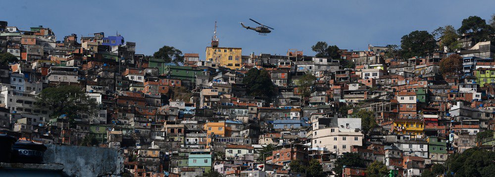 22/09/2017- Rio de Janeiro- RJ, Brasil- Operação de segurança contra confrontos entre traficantes na favela da Rocinha Foto: Fernando Frazão/Agência Brasil
