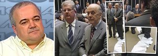 O jornalista Mario Marona criticou nesta terça-feira, 6, o senador José Serra (PSDB-SP), que viralizou nas redes sociais ao pisar em assinaturas do abaixo-assinado contra a reforma da Previdência na primeira Sessão do Congresso; para Marona, os golpistas de 2016 são piores do que os militares; "Por mais canalha que tenham sido, duvido que um daqueles generais tivesse peito de fazer o que o Serra fez ontem no Congresso: pisar debochadamente sobre um abaixo-assinado de cidadão brasileiros", escreveu ele em seu Facebook; mais de 320 mil assinaturas foram coletadas 