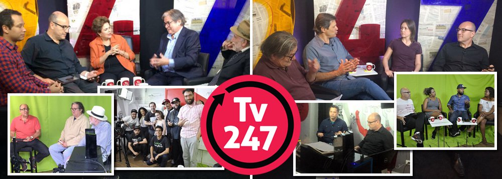 Criada para ser o maior canal de notícias do campo progressista no YouTube brasileiro, com a proposta de ser um canal de intensa programação jornalística, com produção própria de conteúdo, a TV 247 divulga sua nova programação, com mais de dez produções que trazem a participação de importantes nomes em diversas áreas, como o sociólogo Jessé Souza, o comentarista Leonardo Stoppa, o líder do movimento negro Douglas Belchior e o rapper e escritor Ferréz; confira a íntegra e saiba como apoiar