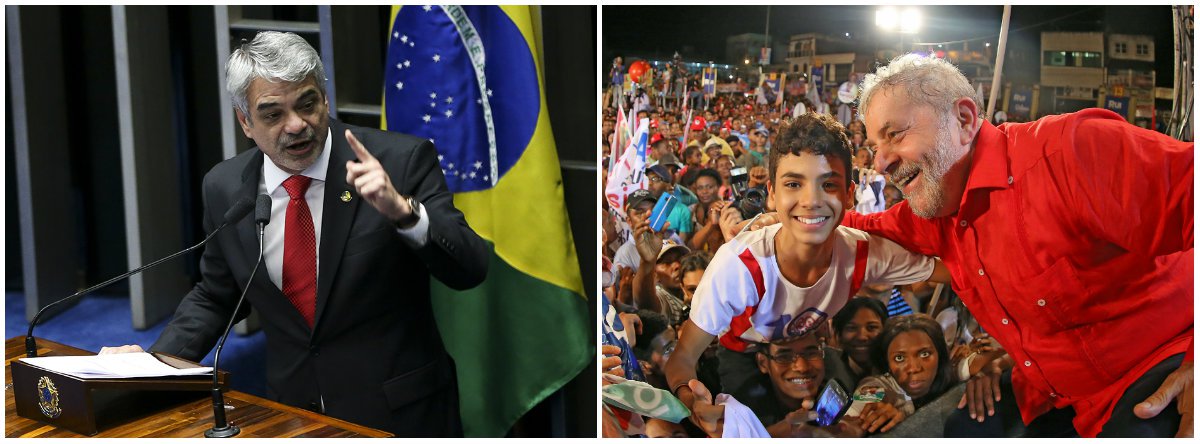Após a condenação do ex-presidente Lula pleo TRF4, o líder da oposição no Senado, Humberto Costa (PT-PE) garantiu que três frentes estão sendo trabalhadas para melhor combater a injustiça cometida contra o principal nome do PT: uma judicial, com recursos em instâncias superiores; outra nas ruas, com mobilizações; e no exterior, onde irão denunciar os abusos em todos os fóruns possíveis; “Vamos denunciar lá fora a face perversa dessa caçada e desnudar esses moralistas de conveniência e vestais de ocasião que, por debaixo de togas pretas, encobrem suas vaidades, suas posições políticas e seus privilégios”; disse