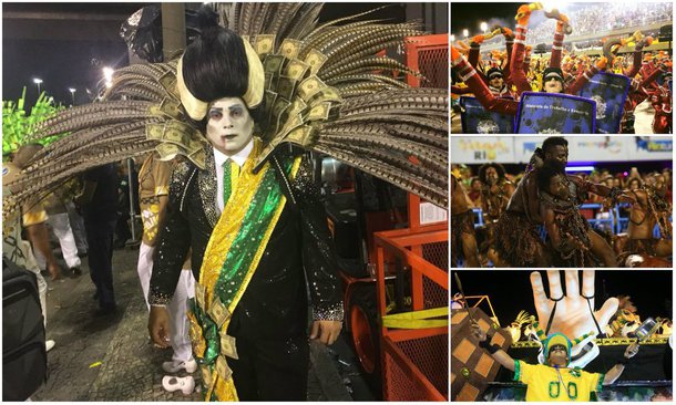 Desfilando pelas ruas ou em sambódromos, ao som de músicas carnavalescas, foliões, passistas bradaram contra o traidor Temer, contra a Globo, contra prefeitos, contra Moro, contra o STF, contra reformas criminosas, contra a perseguição descabida ao Lula e etc. Em suma contra o golpe de estado