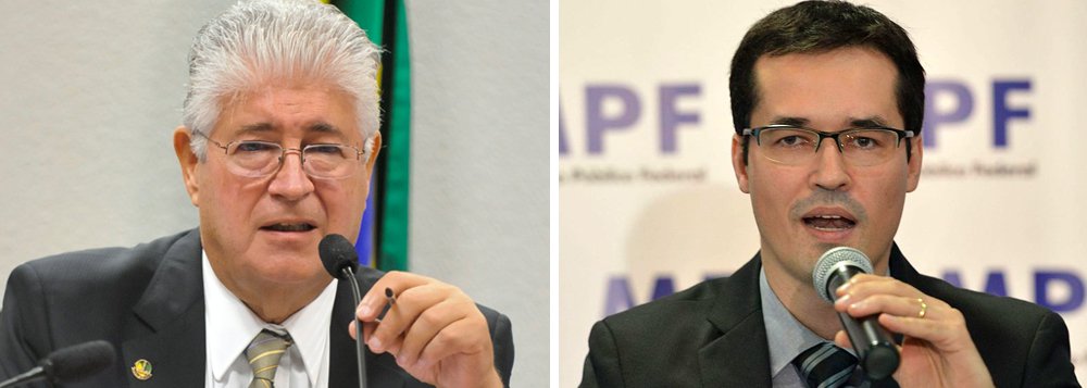 Em vídeo, o senador Roberto Requião (MDB-PR) criticou o procurador o procurador Deltan Dallagnol, que fez um post criticando a classe política, afirmando que estes abusam de seus cargos, independentemente dos partidos; após defender o projeto sobre abuso de autoridade, "voltado sobretudo para coibir arbitrariedades dos poderosos e contra gente como Dallagnol nos seus momentos de suprema arrogância", Requião disse que o procurador "prestou um serviço maravilhoso ao Brasil comandando a operação Lava Jato, mas não é o santo que pretende ser"; assista