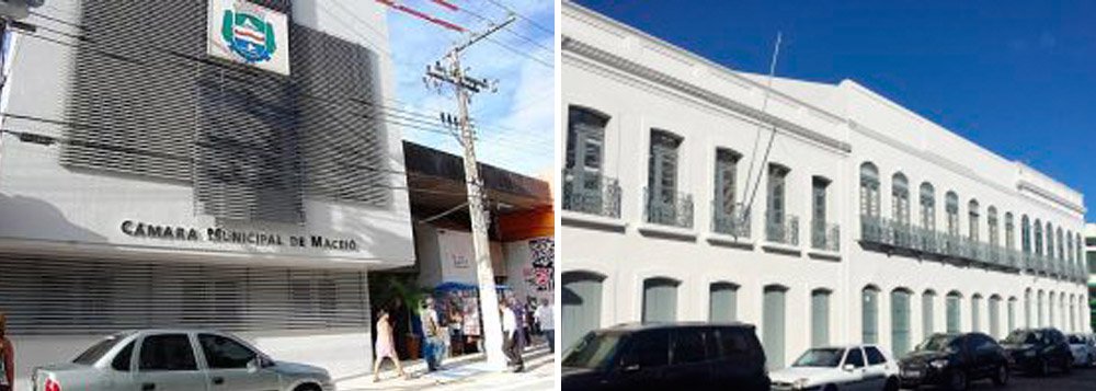 A Câmara Municipal de Maceió publicou no Diário Oficial do Município um extrato de contrato de locação de imóvel, onde funcionará a nova sede do Poder Legislativo, no bairro do Jaraguá; o novo local, com 4 mil metros quadrados e 50 salas, deverá custar R$ 3 milhões em 5 anos; justificativa é que o prédio atual, no Centro da capital, é um imóvel com mais de 60 anos de uso