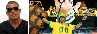 "Quero avisar a Tuiuti que palhaço é o caralho sou Brasileiro e lutei muito para tirar Dilma do poder ,e assim como eu milhoes de Brasileiros .Palhaço são vcs .Eu sou Brasileiro .Primeira Escola Comunista no Brasil", escreveu Frota nas redes sociais, se sentindo ofendido com o retrato dos manifantoches da Paraíso do Tuiuti