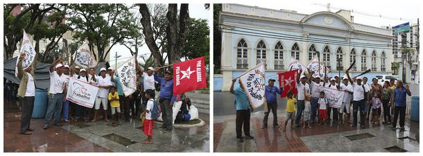 Trabalhadores rurais montaram acampamento, na Praça Deodoro, no Centro de Maceió; diversos movimentos agrários participam da ação, que acontece em defesa do ex-presidente Luiz Inácio Lula da Silva, que será julgado nesta quarta (24), em Porto Alegre; ainda nesta terça-feira (23) serão realizadas diversas atividades culturais na praça, entre elas um 'aulão' com o juiz Marcelo Tadeu e outros juristas sobre as legalidades e ilegalidades do processo envolvendo o líder petista