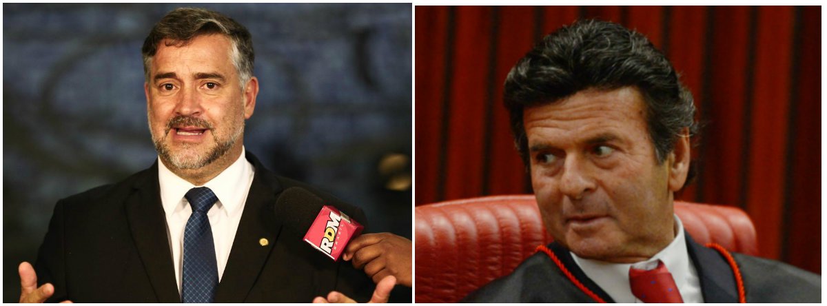 Deputado Paulo Pimenta (RS) bate pesado contra o ministro do STF Luiz Fux, que quis "reinterpretar a lei porque quer atingir alguém"; "Essa declaração tem endereço certo, tem objetivo específico. Isso que ele disse é ilegal", criticou; o parlamentar disse ainda que Sergio Cabral e Adriana Ancelmo, ex-governador do Rio e ex-primeira-dama, "são as pessoas que mais conhecem Fux", e "que se decidirem fazer uma delação todos vamos conhecer mais sobre ele"; Cabral influenciou na indicação de Fux ao Supremo; para Pimenta, a declaração feita hoje por Fux é que "apequena" o Supremo, lembrando a declaração de Cármen Lúcia, presidente da Corte
