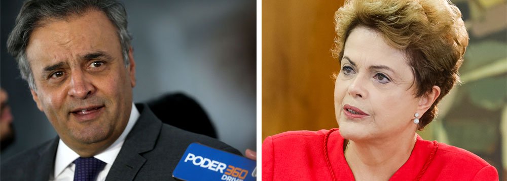 Derrubada pelo golpe liderado pelo senador Aécio Neves (PSDB-MG), em parceria com Eduardo Cunha, condenado a mais de 15 anos de prisão, a presidente deposta Dilma Rousseff afiou as garras contra o parlamentar mineiro, contra quem pode disputar uma vaga no Senado, em 2018; “Minha filha, quem é que não sabia quem era Aécio, pô? Fui presidente da República, você acha que não tenho uma avaliação do Aécio? Não sabia que ele era tão ladrão, mas que ele era superficial, irresponsável, playboy, inconsequente, e que a mídia o protegia, eu sabia", afirma; responsável direto pela destruição da democracia brasileira, Aécio é investigado em mais de nove inquéritos, acusado de receber propinas de mais de R$ 50 milhões de várias empreiteiras; blindado, virou o símbolo da impunidade no Brasil