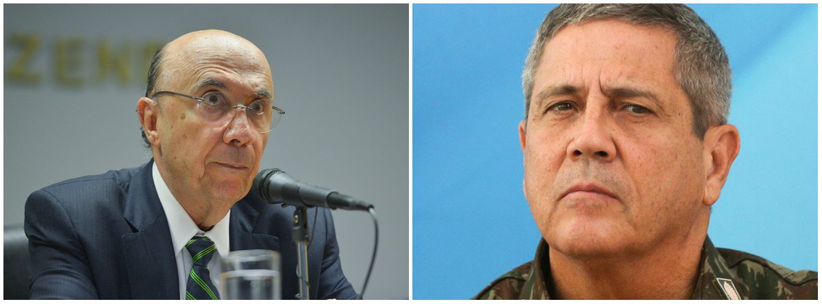 O general Braga vocalizou a exigência de recursos públicos para reequipamento da polícia e garantia do salário de policiais. Acontece que isso contraria frontalmente a política fiscal de Meirelles, centrada no congelamento dos gastos orçamentários primários segundo a emenda constitucional 95