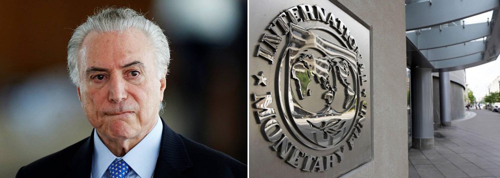 O Brasil teve queda de 5% na renda per capita entre 2014 e 2017, com destaque acentuado para o ano de 2016, segundo o FMI; a variação foi de 9,1% até 2016; já o ‘Pibinho’ de Michel Temer, com paridade do poder de compra (PPC), despencou seis vezes em relação ao número de habitantes (per capita); portanto, o golpe está levando a economia nacional, em ritmo acelerado, para se igualar a do Congo e outros países miseráveis do continente africano, destaca o jornalista Esmael Morais