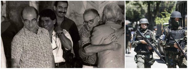 "'Se fosse para ter intervenção no Estado, ela deveria ter ocorrido há mais ou menos 30 anos, quando Moreira Franco era o governador (…) porque um dos casos de maior repercussão do crime organizado do Rio de Janeiro foi o sequestro do publicitário Roberto Medina, foi urdido, tramado, gestado e nascido dentro do Palácio Guanabara'. A afirmação é de Eucimar Oliveira, um dos jornalistas de mais bem sucedida carreira no Rio de Janeiro", relata Fernando Brito, do Tijolaço