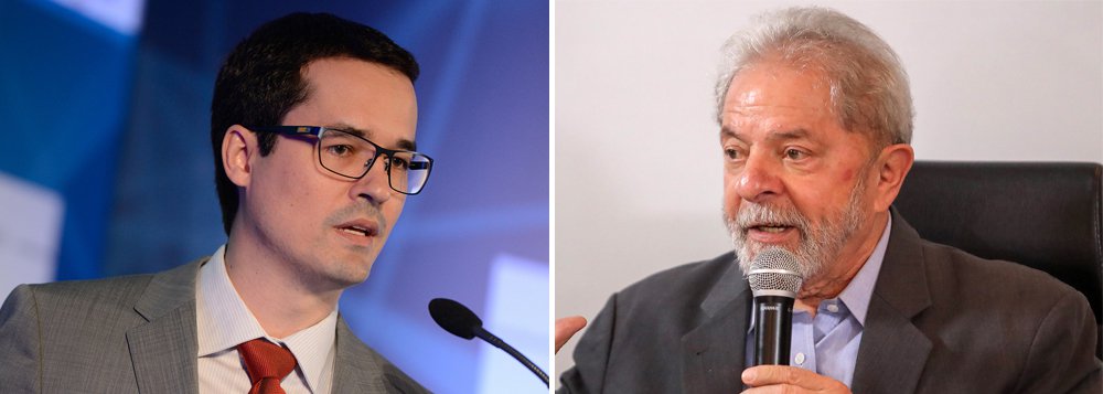 Coordenador da Lava Jato, operação que possibilitou um golpe de estado no Brasil e a entrega do pré-sal a multinacionais, o procurador Deltan Dallagnol já pede a prisão do ex-presidente Lula; em entrevista ao jornalista Josias de Souza, Deltan afirmou que se o TRF-4 confirmar a sentença do juiz Sergio Moro contra Lula, a prisão do ex-presidente "é uma decorrência natural da condenação em segundo grau"; "Não vejo razão para distinguir entre Francisco e Chico. A lei vale para todos", disse; julgamento em segunda instância, entretanto, foi marcado com prazo recorde para o dia 24 de janeiro