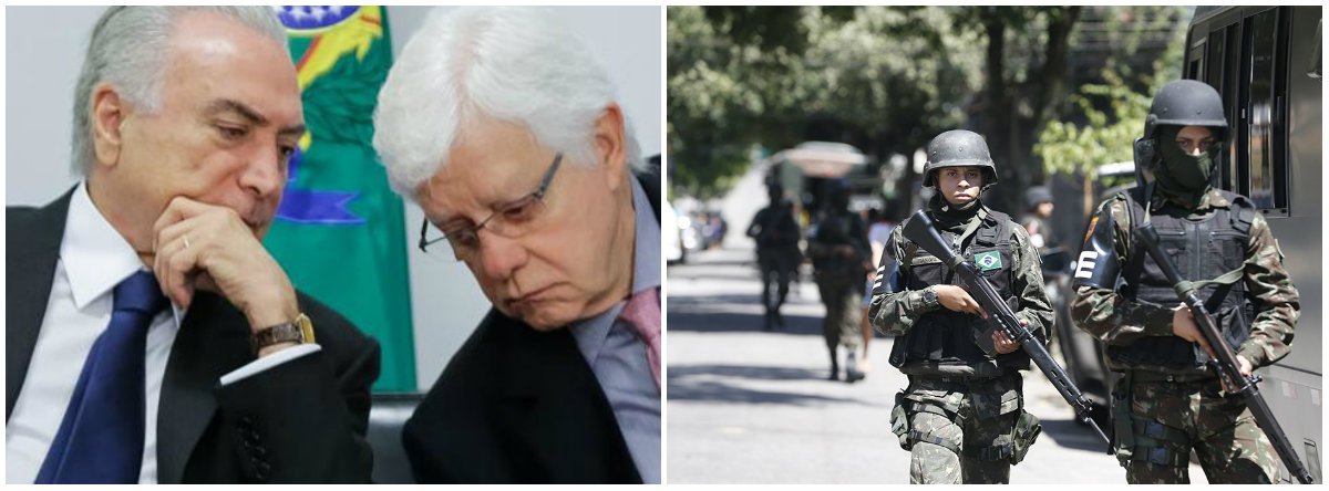 "Temer foi para o “tudo ou nada” ao apostar todas as fichas em um único movimento: a intervenção federal na segurança pública do Estado do Rio de Janeiro. Na verdade, o “cérebro” e operador desta manobra foi a eminência parda da Nova República, o gato angorá, Moreira Franco", diz Daniel Samam, Músico, Educador e Editor do Blog de Canhota; ele aponta riscos como "o ônus de qualquer fracasso da intervenção, que cairá no colo das Forças Armadas (FFAA), podendo gerar graves e profundos desgastes institucionais"; "E a criação de um Ministério da Segurança Pública, retirando a Polícia Federal da Justiça é outra medida perigosa que visa capturar o timão da Lava Jato"