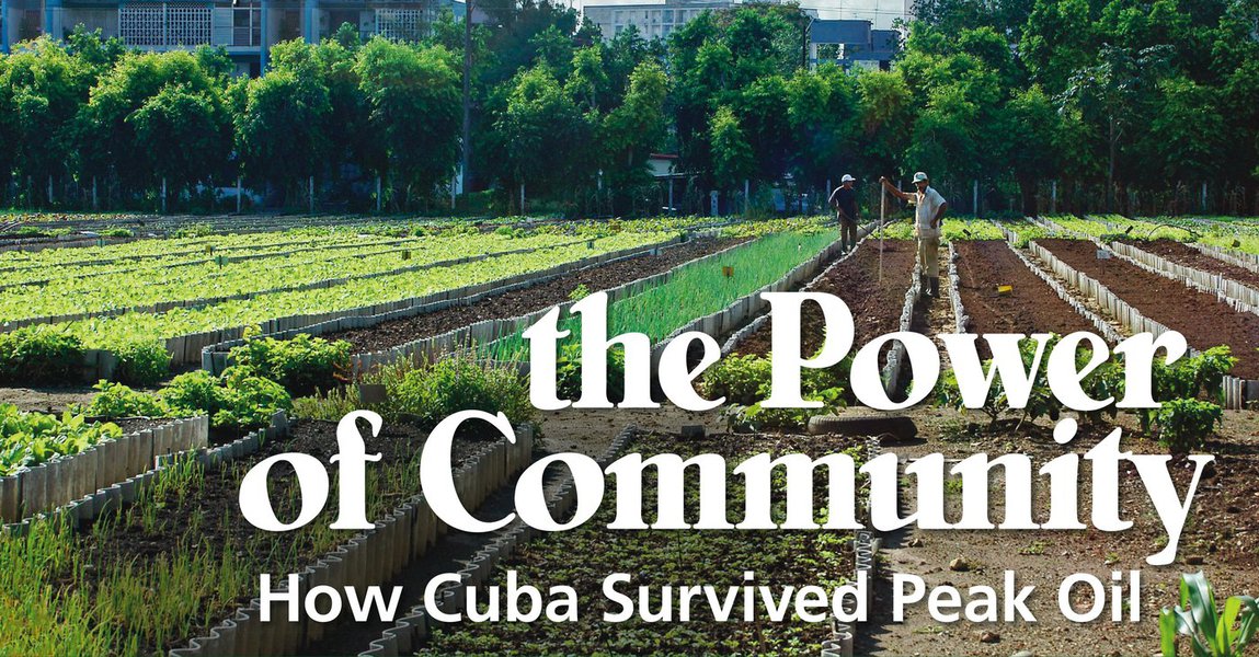 O documentário “The Power of Community: How Cuba Survived Peak Oil” mostra que o consumo de petróleo hoje reduziu de 27 milhões de barris por ano para cerca de 1 milhão e quase toda economia é sustentável; o país é próspero e a fome não é mais um problema na ilha caribenha, explica Vinícius Carvalho