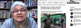 Jornalista Ricardo Noblat foi ao Twitter para criticar a mídia estrangeira, que não está alinhada ao governo de Michel Temer, por ver com desconfiança e apontar as inconsistências do decreto de intervenção militar na Segurança Pública do Rio de Janeiro; "Espantosa a ignorância da imprensa estrangeira, ou de parte dela, no que diz respeito ao Brasil. Depois de embarcar no discurso de que o impeachment de Dilma foi golpe, e de que Lula é um perseguido político, agora, com a intervenção federal no Rio, fala em 'sombras da ditadura', disse Noblat