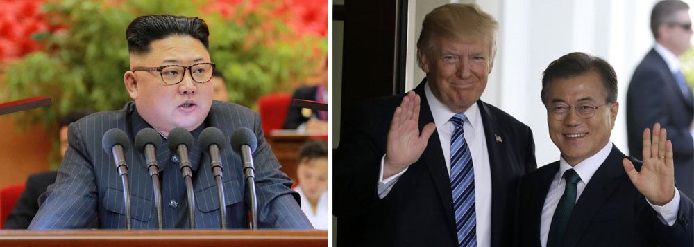 O governo da Coreia do Norte pediu que a Coreia do Sul abandone as manobras militares com os Estados Unidos, já que considera que estas são "o fator principal" que alimenta a tensão na península coreana e que eleva o risco de guerra; "Se as autoridades sul-coreanas realmente querem distensão e paz, devem parar todo tipo de ações militares", disse o principal jornal norte-coreano, Rodong Sinmun, em um artigo onde afirma que as manobras são o principal foco de tensão e levam a Coreia "para uma fase perigosa, onde a situação pode ser imprevisível"