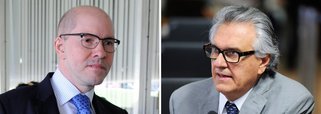 Demóstenes Torres, que teve o mandato cassado após a Polícia Federal denunciar sua relação com o bicheiro Carlinhos Cachoeira, tenta voltar ao Senado e pode ser uma dor de cabeça para o senador de Goiás Ronaldo Caiado; ele vem anunciando ter munição de sobra contra o parlamentar do DEM