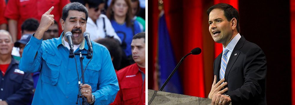 O senador republicano Marco Rubio pediu que as Forças Armadas venezuelanas se rebelem contra o governo de Nicolás Maduro, em uma série de tweets inflamatórios postados nesta sexta-feira, ecoando algo já endossado pelo secretário de Estado dos Estados Unidos; "O mundo apoiaria as Forças Armadas em Venezuela, se decidissem proteger as pessoas e restaurar a democracia removendo um ditador", escreveu Rubio, senador pelo Estado da Flórida