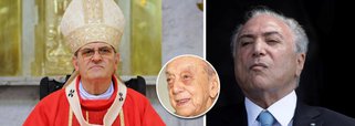 Arcebispo de Olinda e Recife, Dom Antônio Fernando Saburido, divulgou nota em que critica a falta de "coerência" de Temer em declarar Dom Helder Camara como patrono brasileiro dos direitos humanos; "Será que nomear Dom Helder patrono brasileiro dos Direitos Humanos fará o governo voltar atrás da decisão de reduzir substancialmente os gastos públicos em saúde e educação, deixando os milhões de pobres abandonados à própria sorte?", questiona